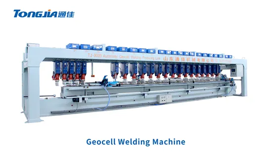 15 Heads 21 Heads Plastic Geocell Ultrasonic Welding Machine HDPE Plastic Honeycomb Geocell Machine Gravel Grid Machine