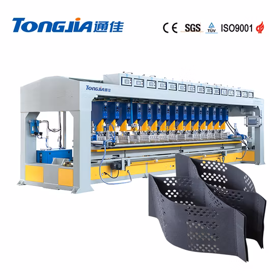 15 Heads 21 Heads Plastic Geocell Ultrasonic Welding Machine HDPE Plastic Honeycomb Geocell Machine Gravel Grid Machine